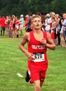 Ohatchee's Jimmy Wilson finished second in the boys race, while Alexandria's Abby Nunnelly finished second in the girls race. In the cover photo, Amaris Tyynismaa of Montgomery Catholic won the girls race in record time.