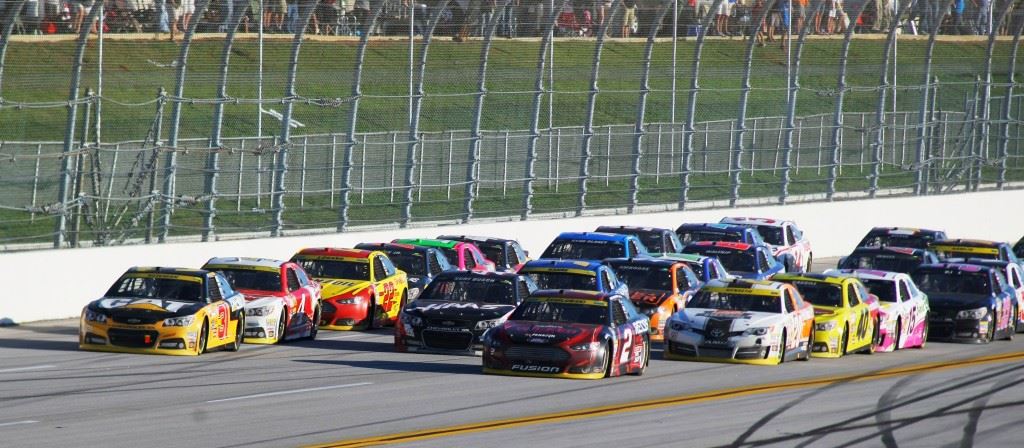 Ryan Newman (31), Kevin Harvick (4), Joey Logano (22) and race winner Brad Keselowski (2) all advanced to the Eliminator round of the Chase for the Cup. (Staff photos)