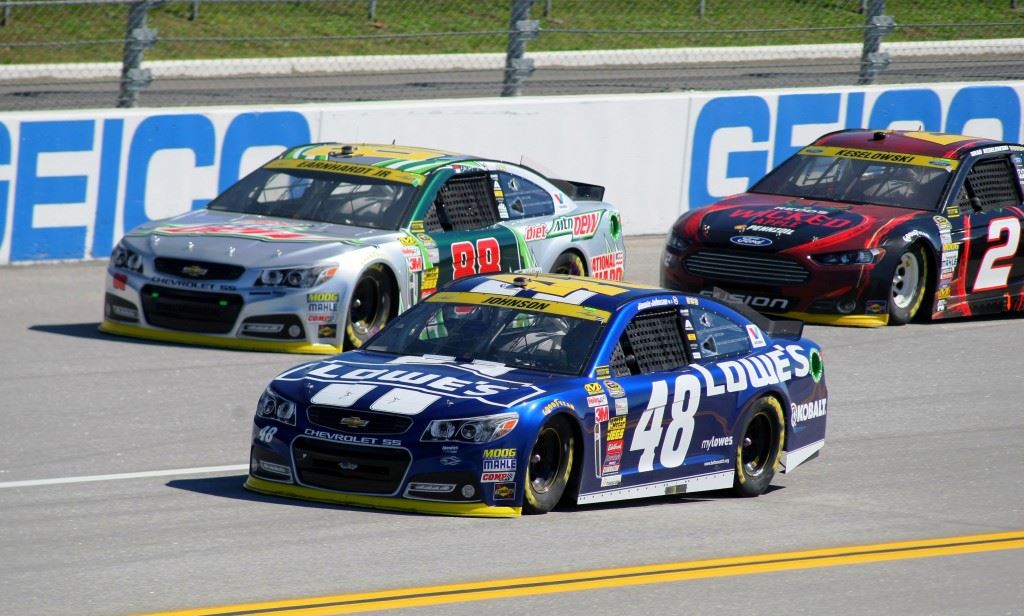 Jimmie Johnson (48) and Dale Earnhardt Jr. (88) both had strong cars, leading a combined 115 laps, but neither will advance to the Eliminator stage of The Chase.