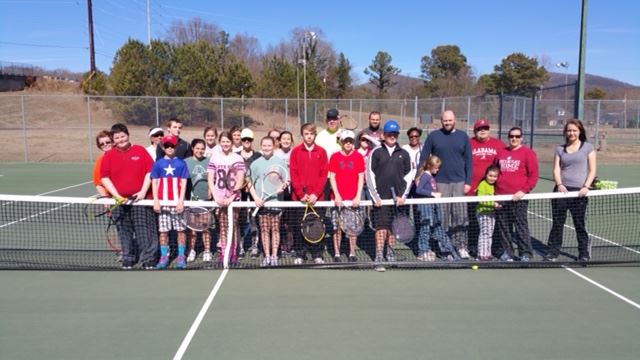 Jack Totherow's Cardio Tennis program is popular with his students at the Golden Springs tennis courts.