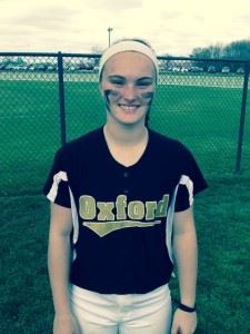 Haley Lyner homered in Oxford's victory over Ohatchee.