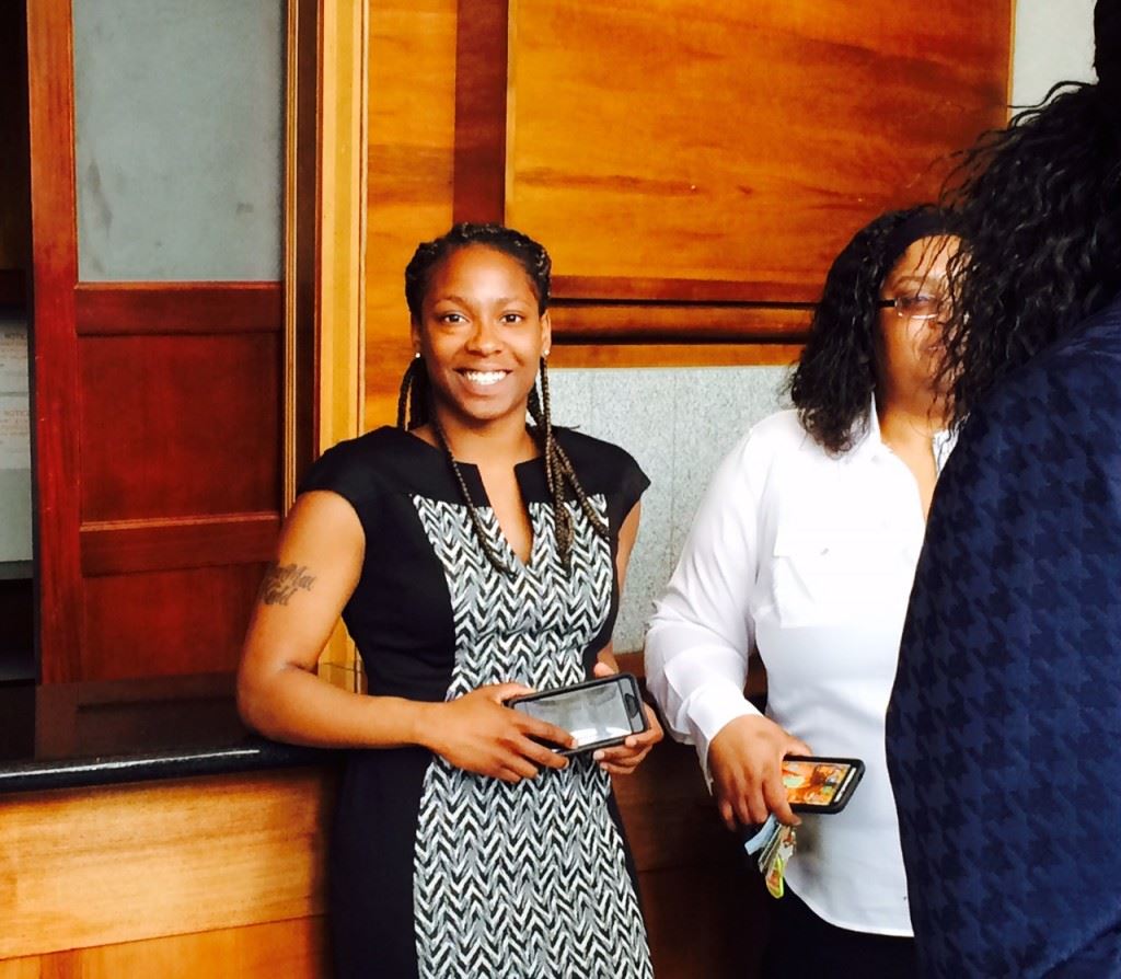 Jacksonville guard Angel Kidd gets ready to go into the Mr./Miss Basketball Awards Banquet. On the cover, Sacred Heart guard D.J. Heath (L) and his supporters head back to Anniston after the banquet concluded.