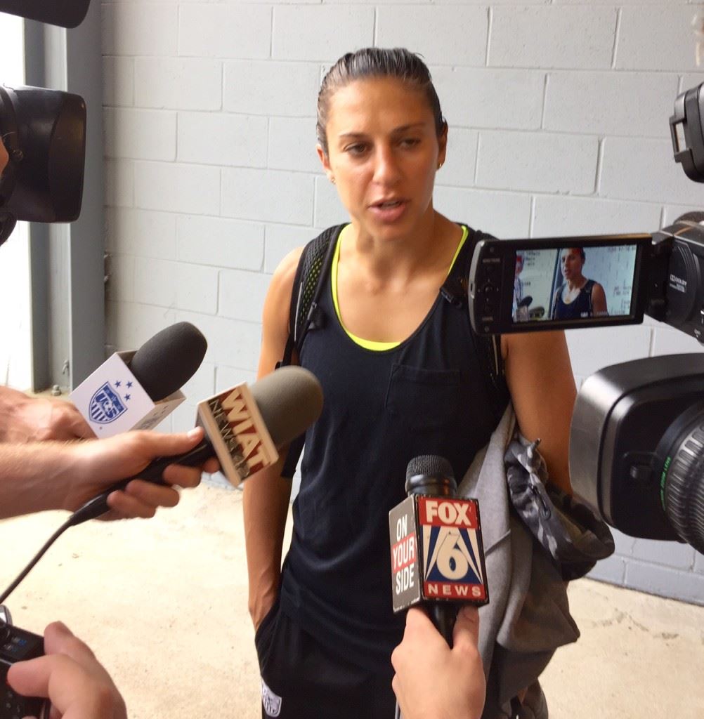 Carli Lloyd's goal-scoring ability for the U.S. Women's National Team has been the center of attention. On the cover, Team USA coach Jill Ellis talks about Sunday's 8-0 victory over Haiti. (Photos by Brant Locklier)