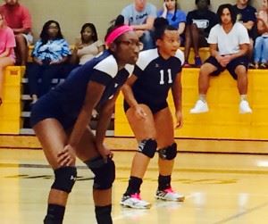 Rayanna Gordon and Aniyah Robinson (11) have played big roles for Jacksonville in the absence of injured Sierra Stone this week.