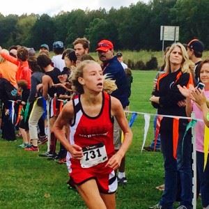 Girls winner Mary Reid Goodwin of Westbrook Christian.