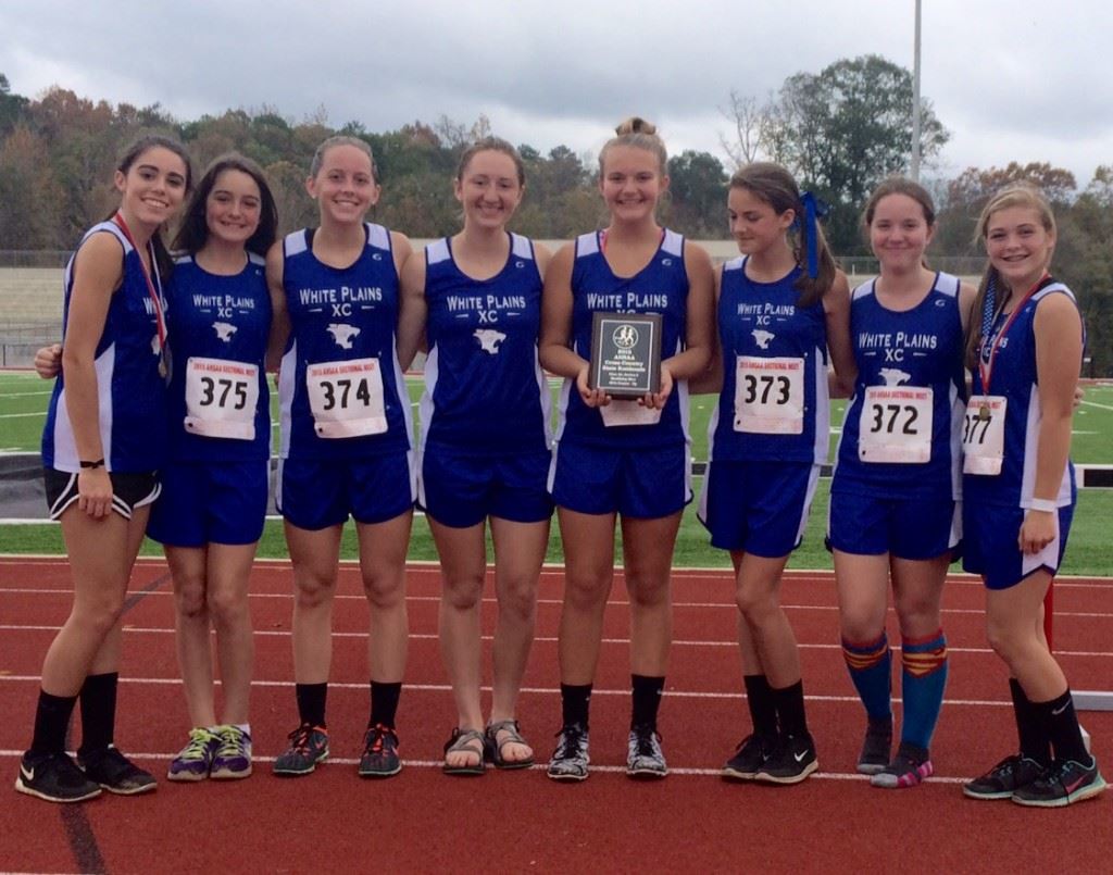 The White Plains girls cross country team finished second in its sectional, heading to the state meet.