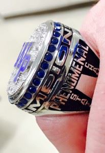 Here is the ring. (Photos by Emily Harrell)