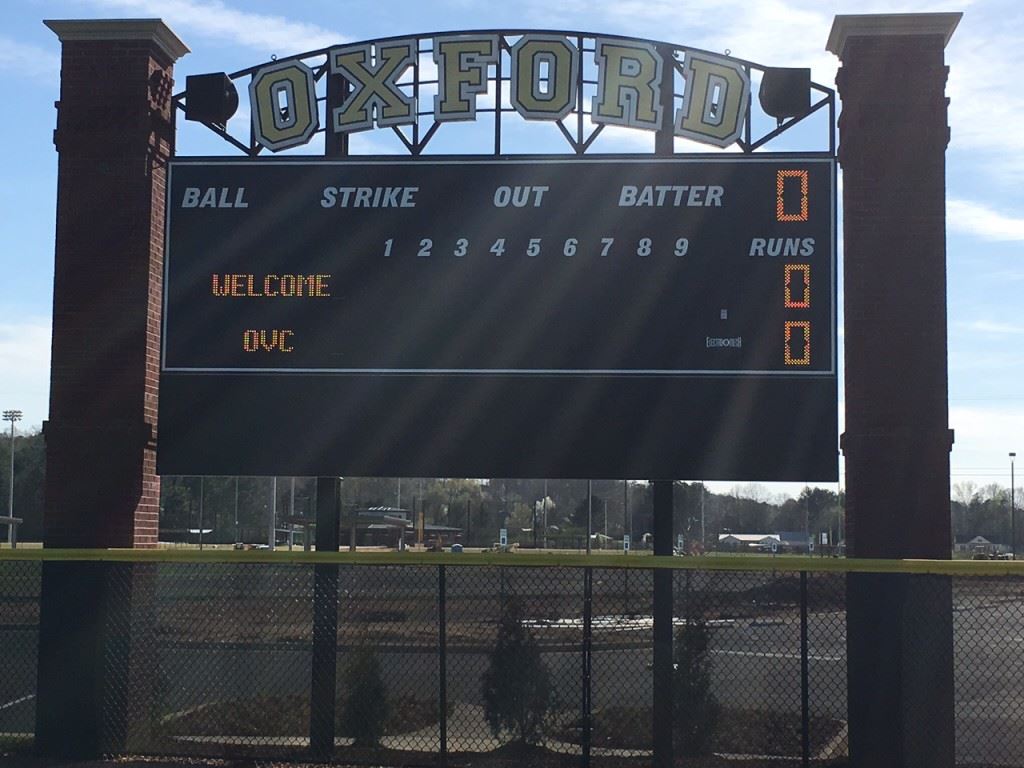 The City of Oxford rolled out the welcome mat Tuesday for OVC officials who got to see the finished signature softball field at Choccolocco Park for the first time.