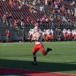 Chase Widgeon returns the second half kickoff for a touchdown.