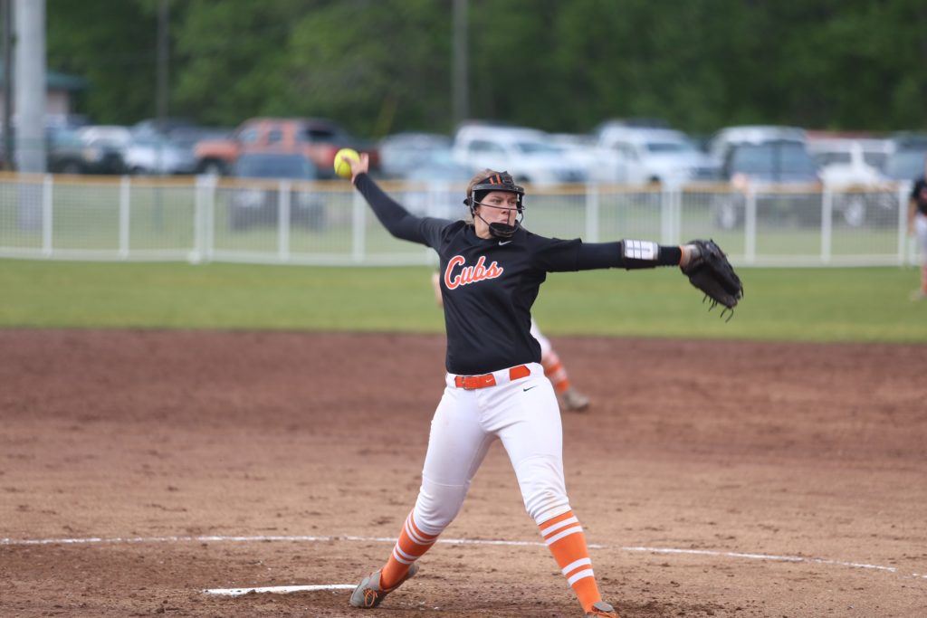 Alexandria's Lauren O'Dell was a Class 5A first-team pitcher. (Photo by B.J. Franklin/GungHo Photos)