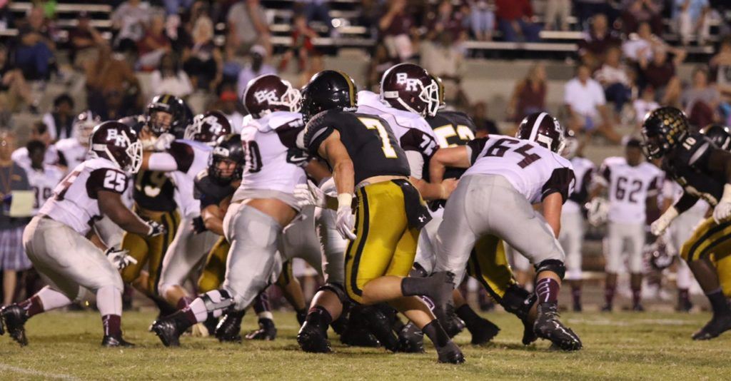 Brody Syer (7) and the Oxford Yellow Jackets are one of 11 undefeated teams in the regions that touch East Alabama. (Photo by Kristen Stringer/Krisp Pics Photography)