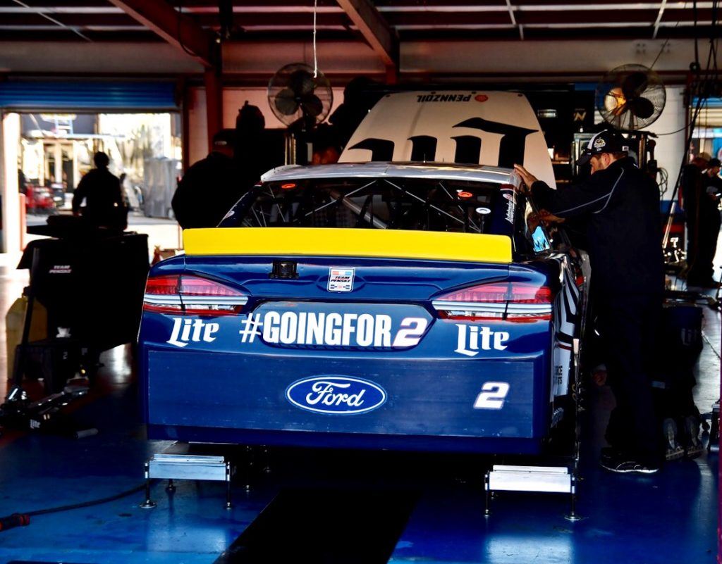 Brad Keselowski had the second-fastest qualifying time for Sunday's Hellmann's 500. Keselowski has won the last two restrictor-plate races, including the spring race at Talladega. (Photo by B.J. Franklin/GungHo Photos)