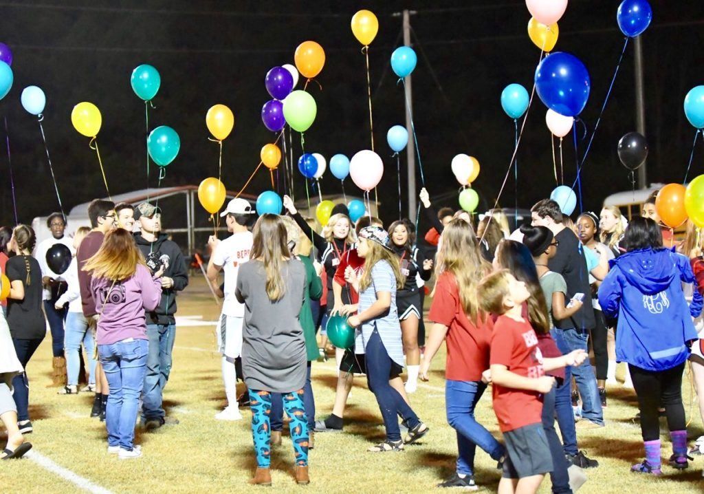 Weaver fans get ready to form the Spirit Line before the final regular-season game at Weaver Friday. (Photo by B.J. Franklin/GungHo Photos) 