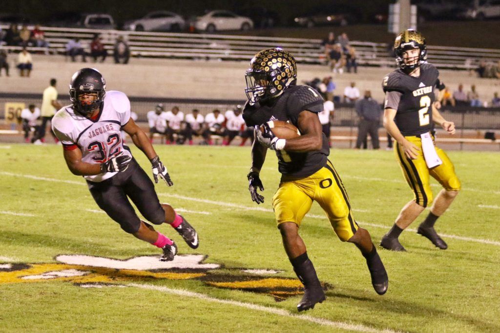 Tyetus Smith-Lindsey and Abe Peoples give Oxford a true 1-2 punch on offense. (Photo by Kristen Stringer/Krisp Pics Photography)