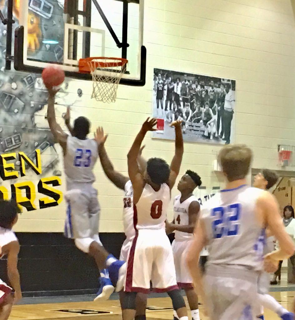 White Plains' Macey Carr goes in for a layup in the second half against Sylacauga.