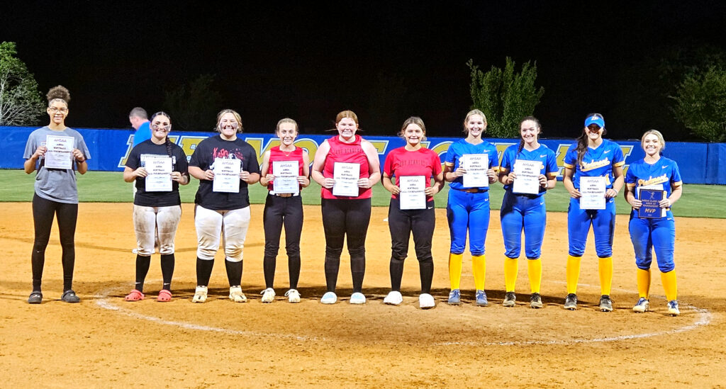 The 2024 Class 3A, Area 10 all-tournament team. (Photo by Joe Medley)